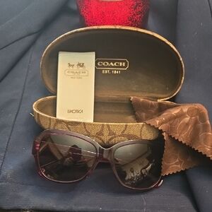 Coach Women's Sunglasses - Burgundy